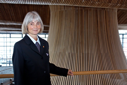Kay Holder - Welsh Learner of the Year puts language skills into action at the Senedd