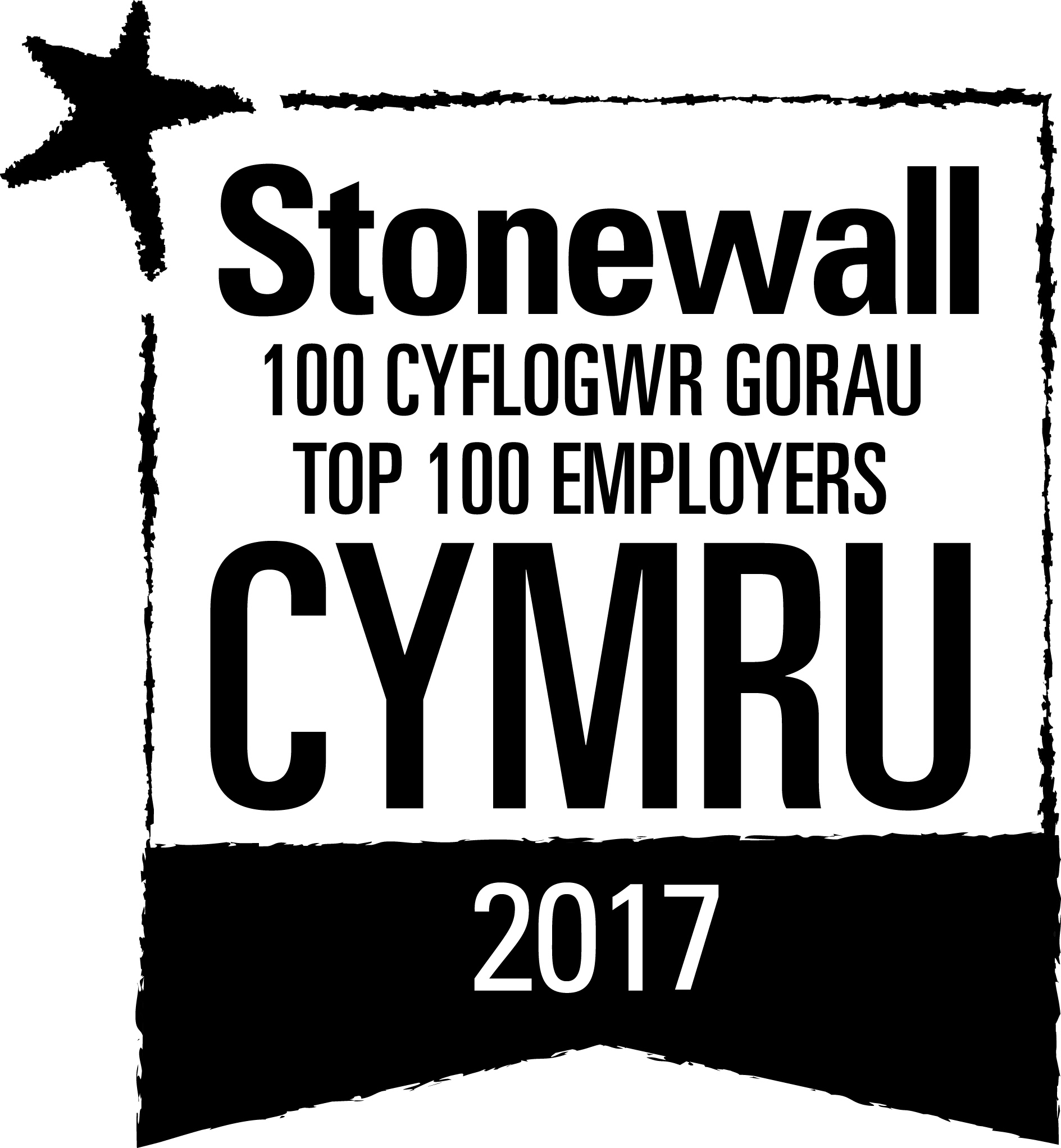 logo for Stonewall's Top 100 employers 2017