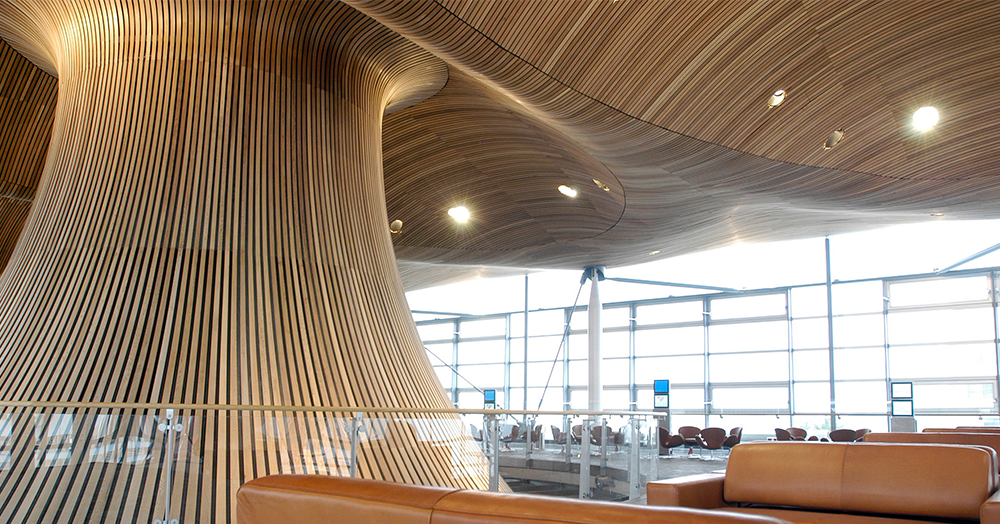 The Senedd in Cardiff Bay