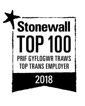 stonewall logo top trans employer