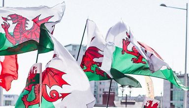 Welsh flags