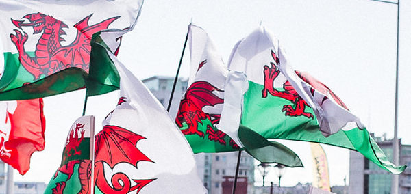Welsh flags