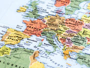 A map focussed on the UK and Europe