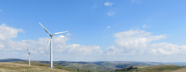 Wind Farm Mountains