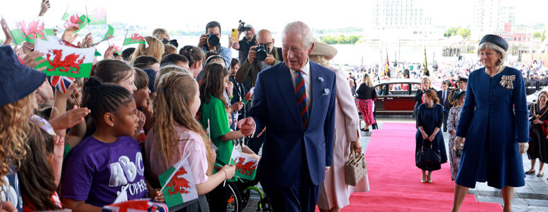 The King visits the Senedd to mark 25 years of devolution