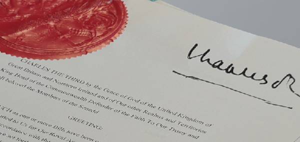 King Charles the third signature 