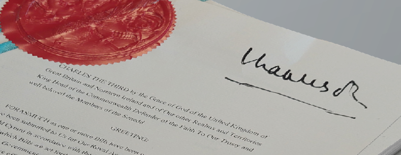 King Charles the third signature 