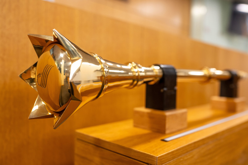 The Senedd's mace
