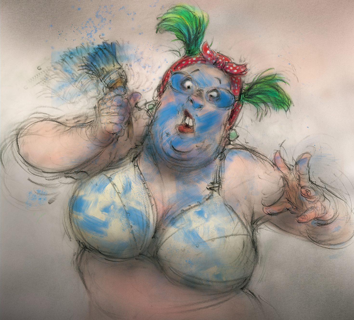 Beryl Productions, derives from their signature character Beryl, a Welsh factory worker who appears in 4 of their films.