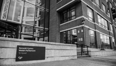 Ty Hywel office building in Cardiff Bay