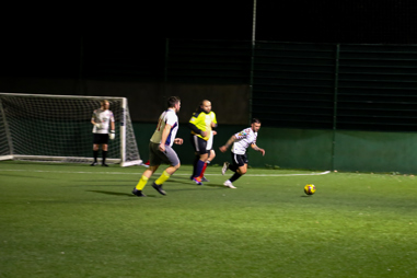 Men playing football