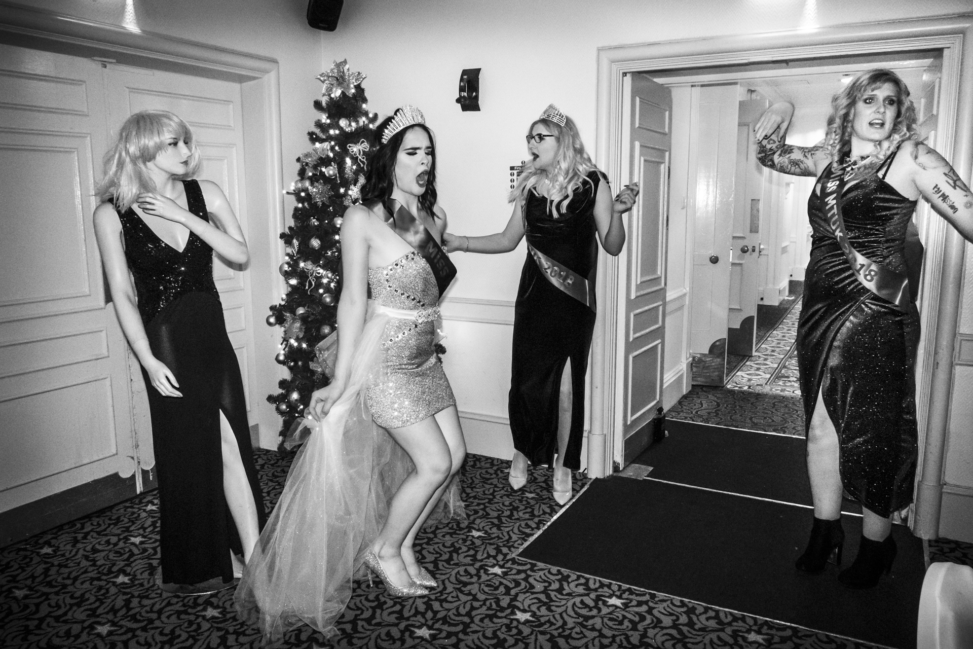 30.11.18    Finalists in Miss Transgender UK, The Angel Hotel, Cardiff  Picture by Nick Treharne 