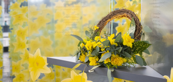 Covid Commemoration flowers
