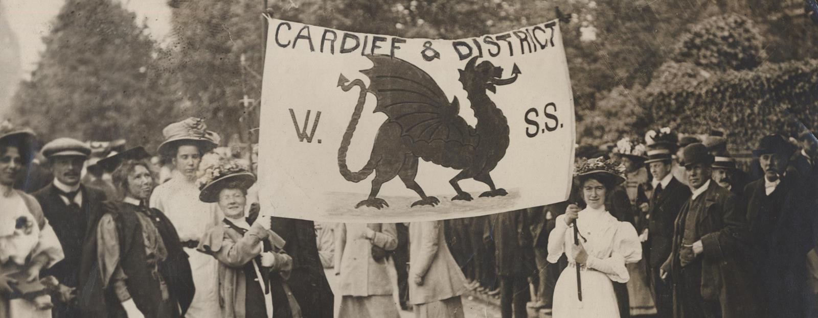 Suffragette Grand March, London. ©Media Wales