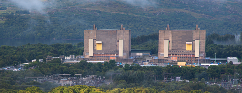 Trawsfynydd nuclear power station.